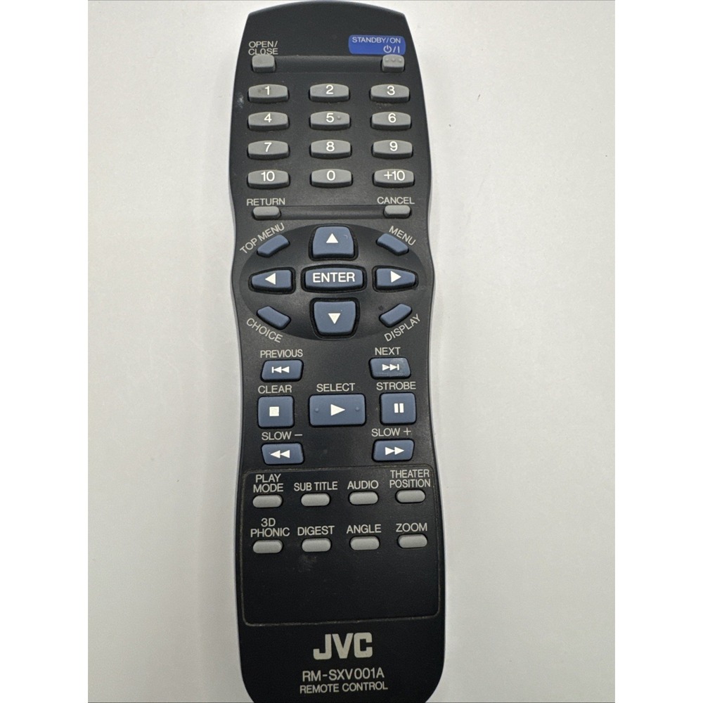 JVC RM-SXV001A OEM‎ Remote Control Pre-owned Tested